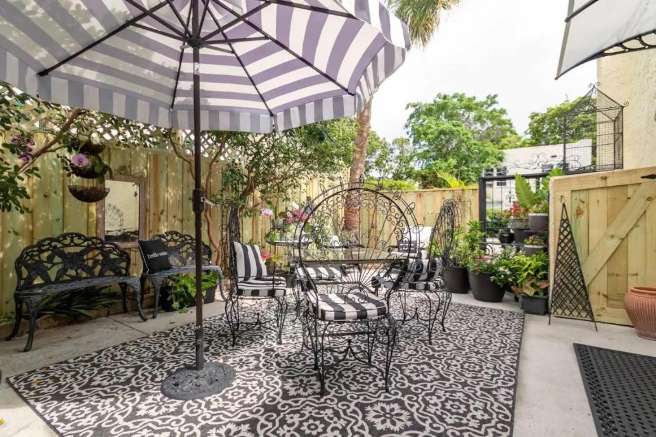 Tropical Designer House In Heart Of Antique Row Wpb Villa West Palm Beach Buitenkant foto